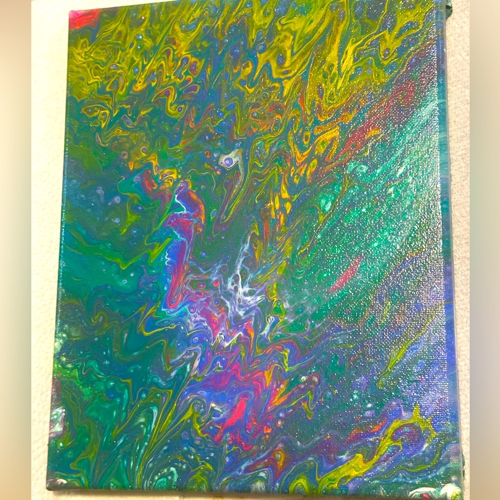Handmade Acrylic Pour Painting